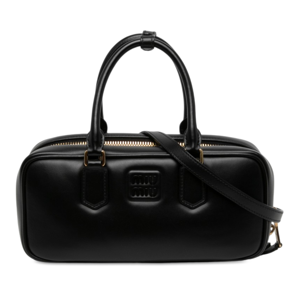 Pre-Loved Miu Miu Leather Arcadie Satchel